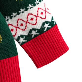 Children's Christmas Snowman Sweater Baby Cotton Jacquard Sweater HS Code 6110200090 HS Code 6110200011 - Customized Item